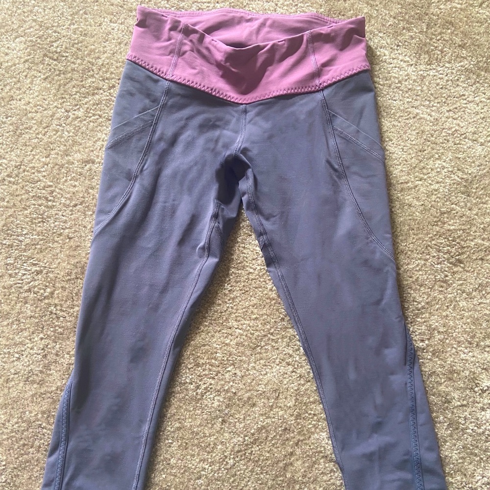 Lulu Lemon Pink Band Leggings